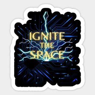 aesthetic and space lovers Sticker